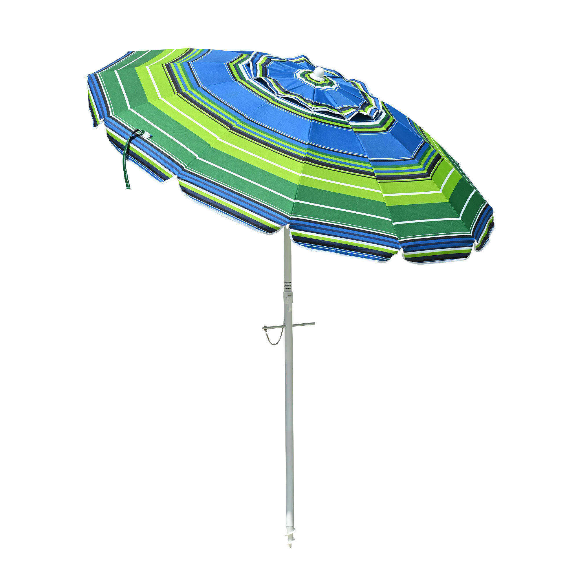 Striped Beach Umbrella - 4.41 - Stay Shaded