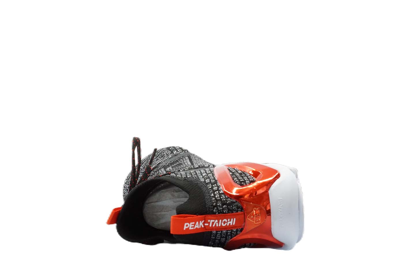 [E92577] Mens Peak Taichi 1.0 Plus Black Melange Grey Running Shoes - 7