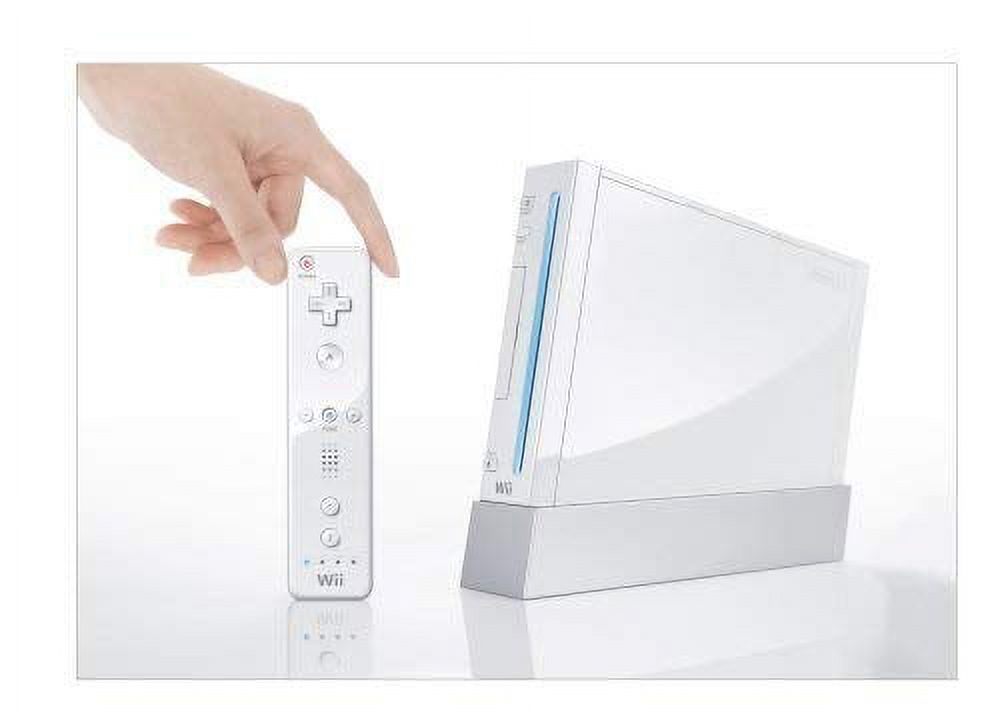 Nintendo Wii White Gaming Console + HDMI Cable Cleaning Kit BOLT AXTION Bundle Like New