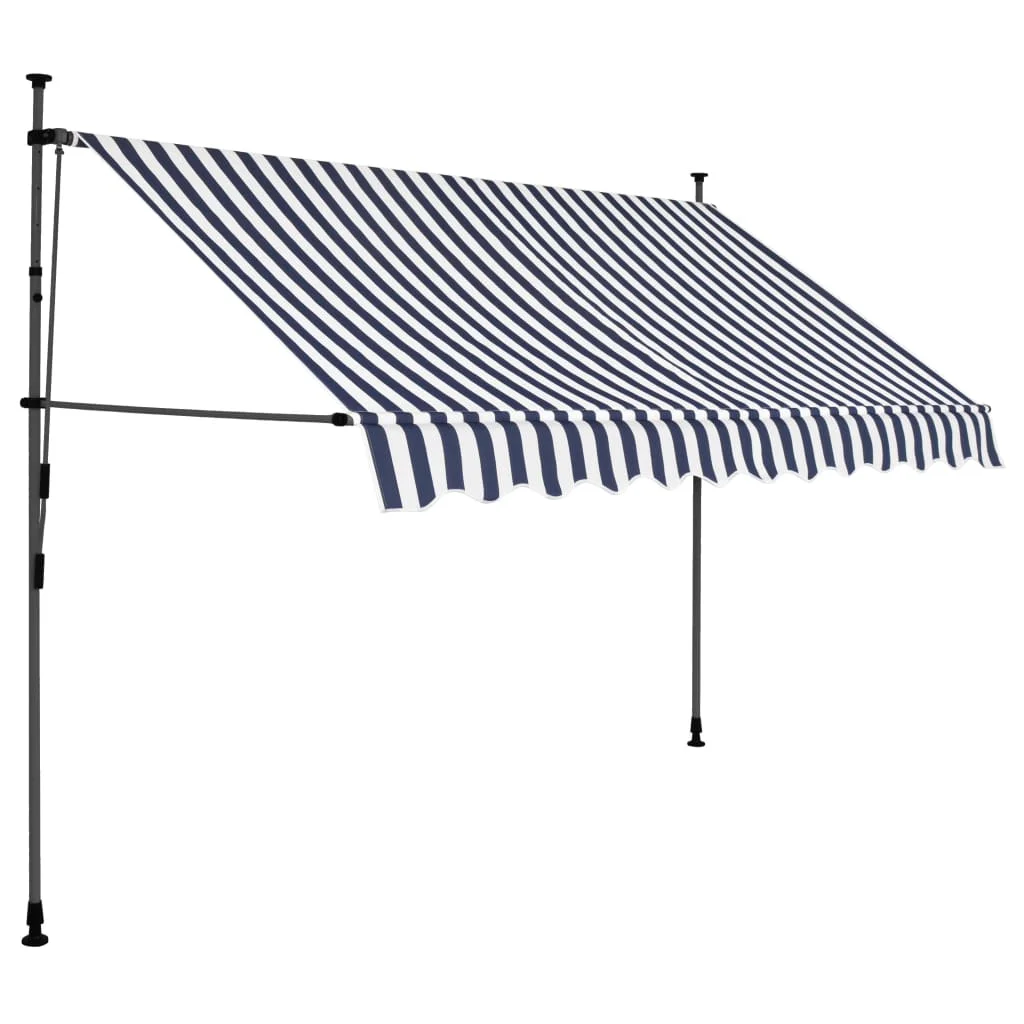 Manual Retractable Awning with LED 118.1