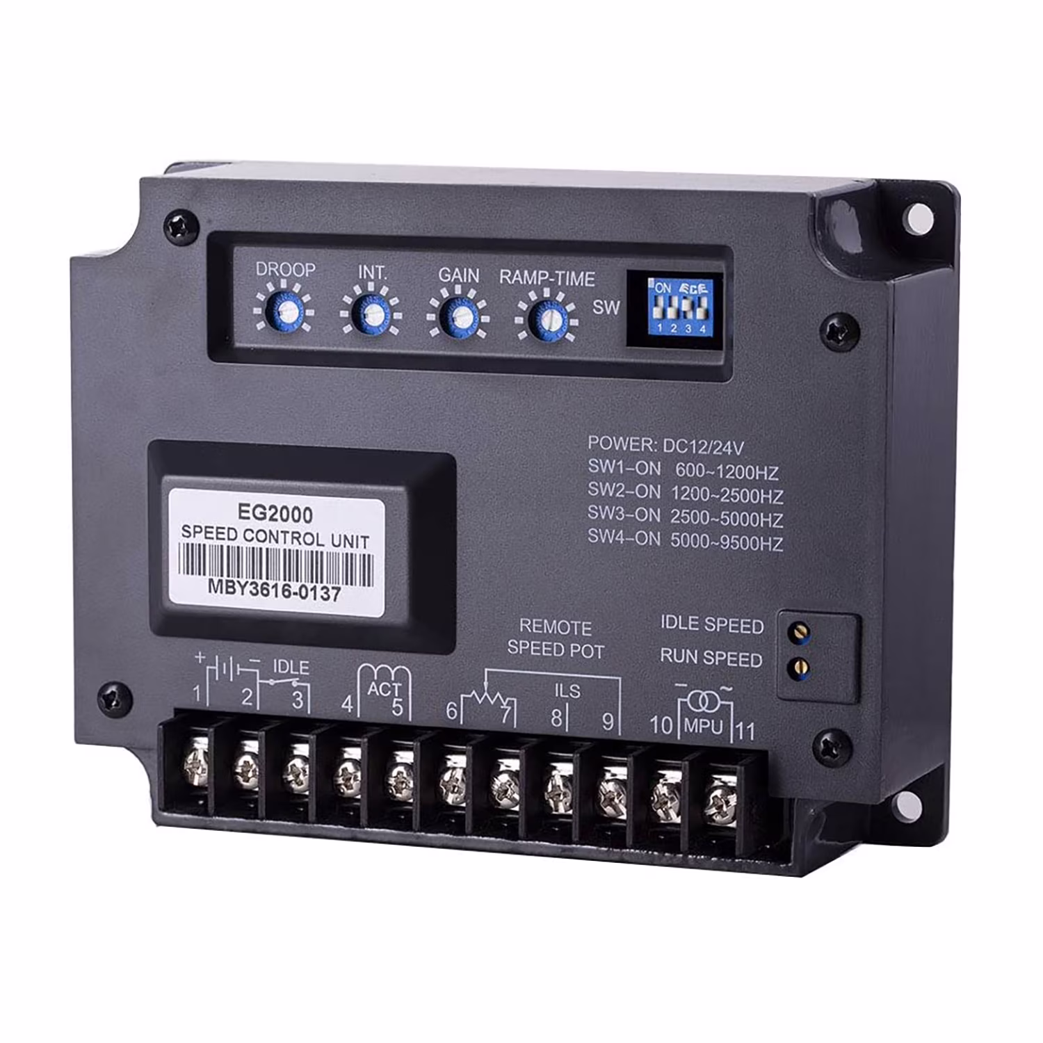 HVACSTAR Universal Electric Generator Governor Engine Speed Controller EG2000 for Cummins PT Pump