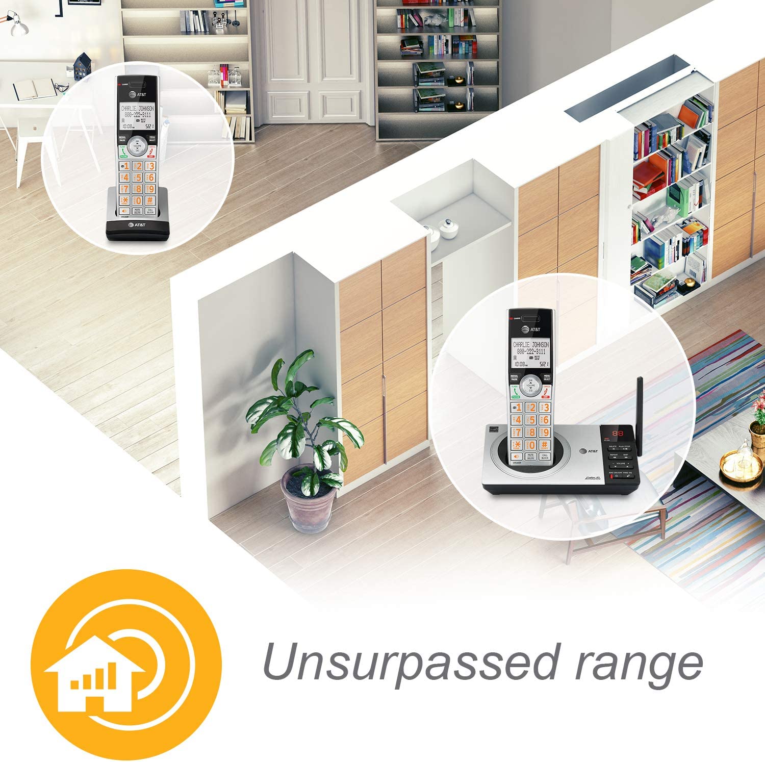 ATT CL82207 Cordless Handset DECT 6.0 Expandable Answering System