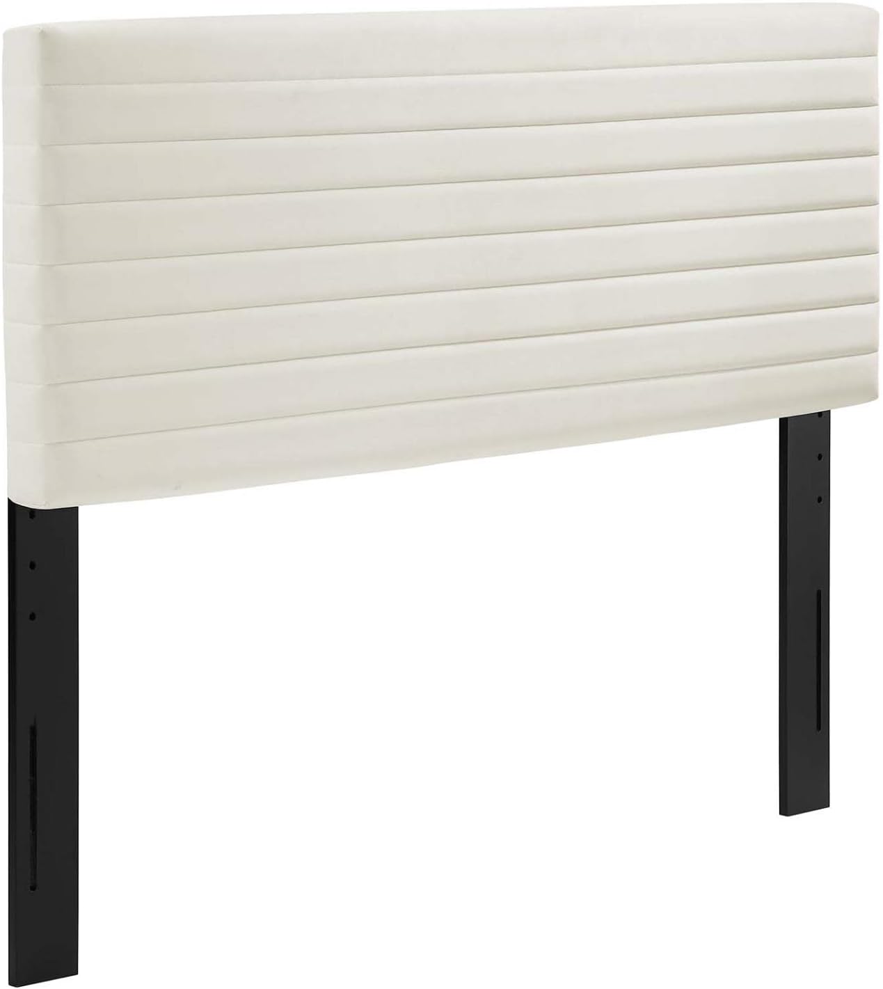 Tranquil Performance Velvet King/California King Headboard In Ivory