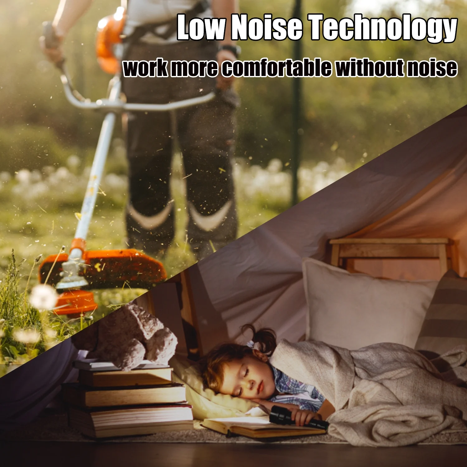 42.7cc Gas Weed Wacker, 2 in 1 Weed Eater 2-Cycle Gas Powered Grass Trimmer, Adjustable Straight Shaft Gasoline Powered Weed Eater, Brush Cutter and Gas String Trimmer, Gas Power