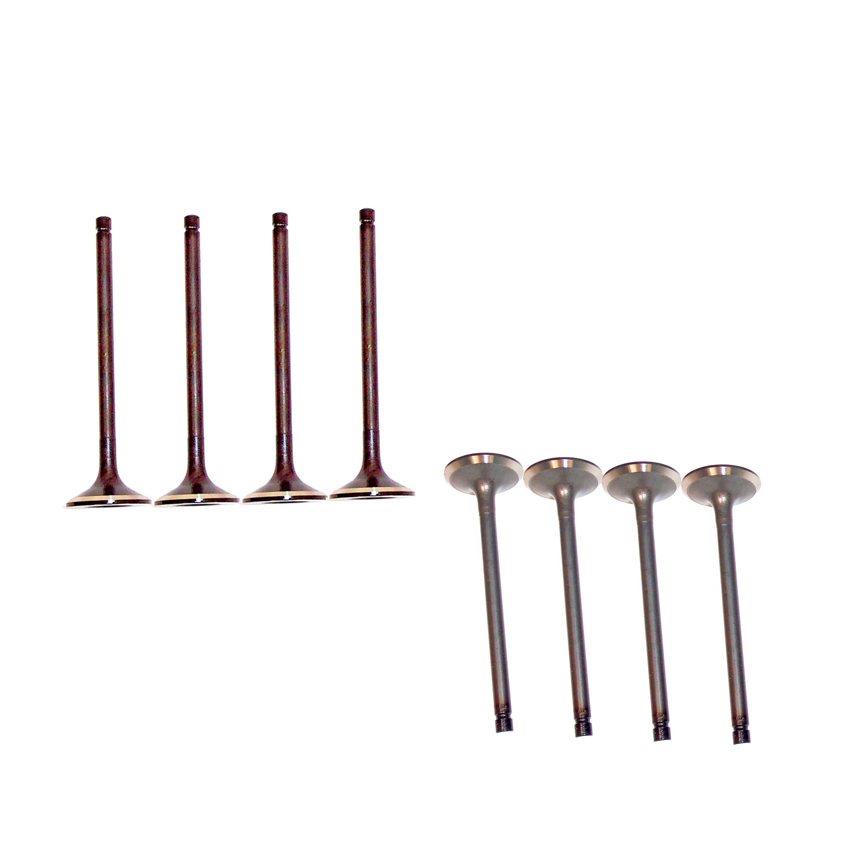 DNJ VK8206 Exhaust Intake Valve Kit Fits Cars & Trucks 83-87 Honda Prelude L4 1.8L SOHC 12V, 8V EV206 X4 IV206 X4