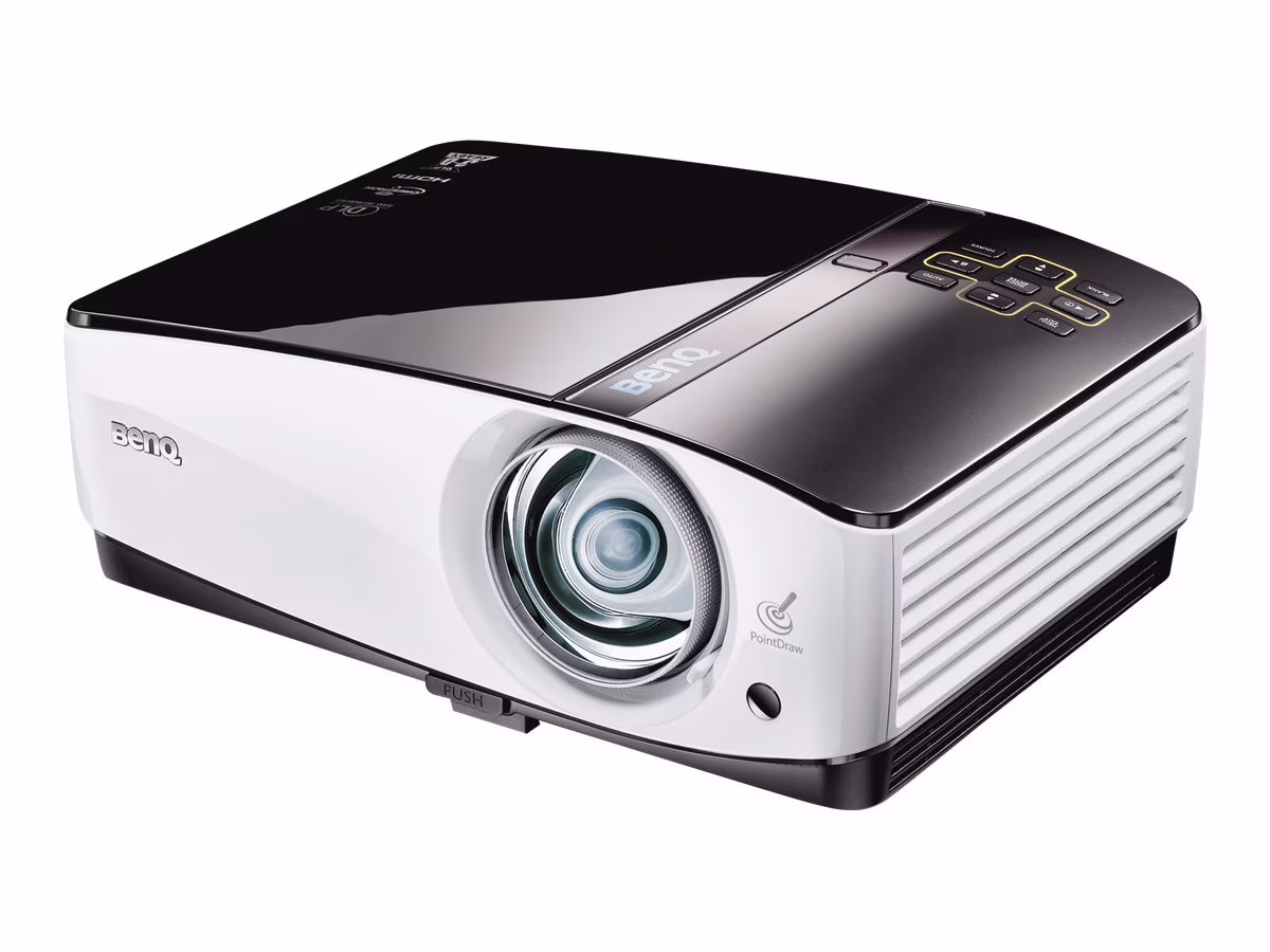 BenQ MP780 ST - DLP projector - portable - 3D - 2500 lumens - WXGA (1280 x 800) - 16:10