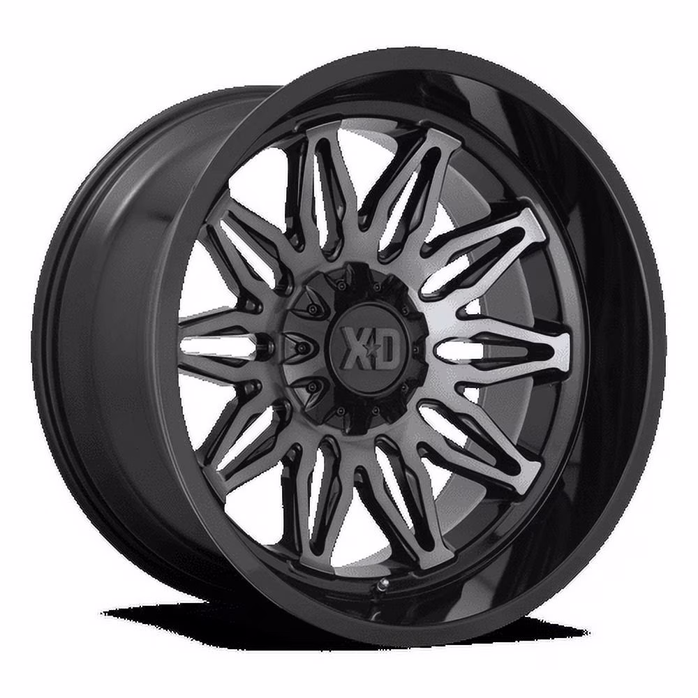 XD Aluminum Rim XD859 GUNNER 22X10in Gloss Black Machined with Gray Tint Finish, XD85922035418N
