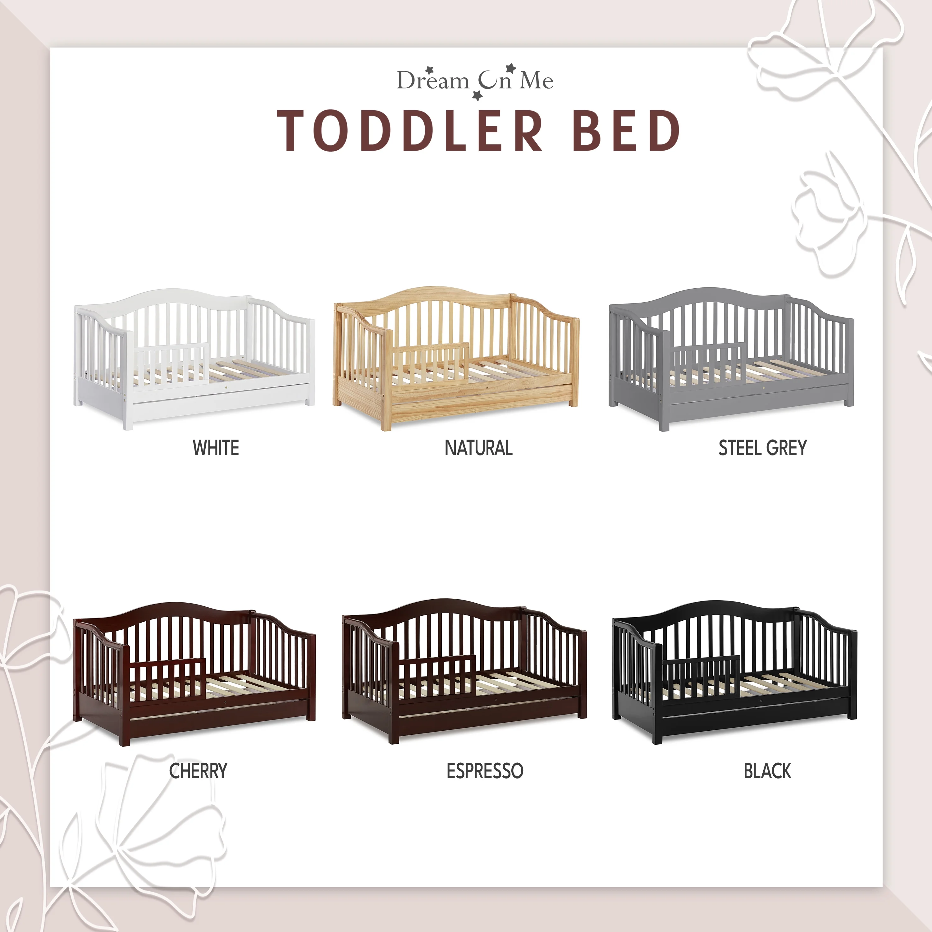 Dream on Me Toddler Day Bed, Cherry