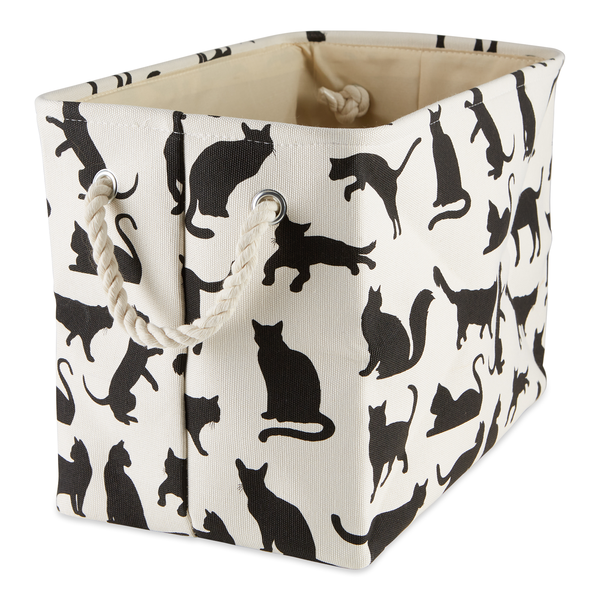Bone Dry Pet Storage Collection with Soft Rope Handles, Large Rectangle, 17.5x12x15