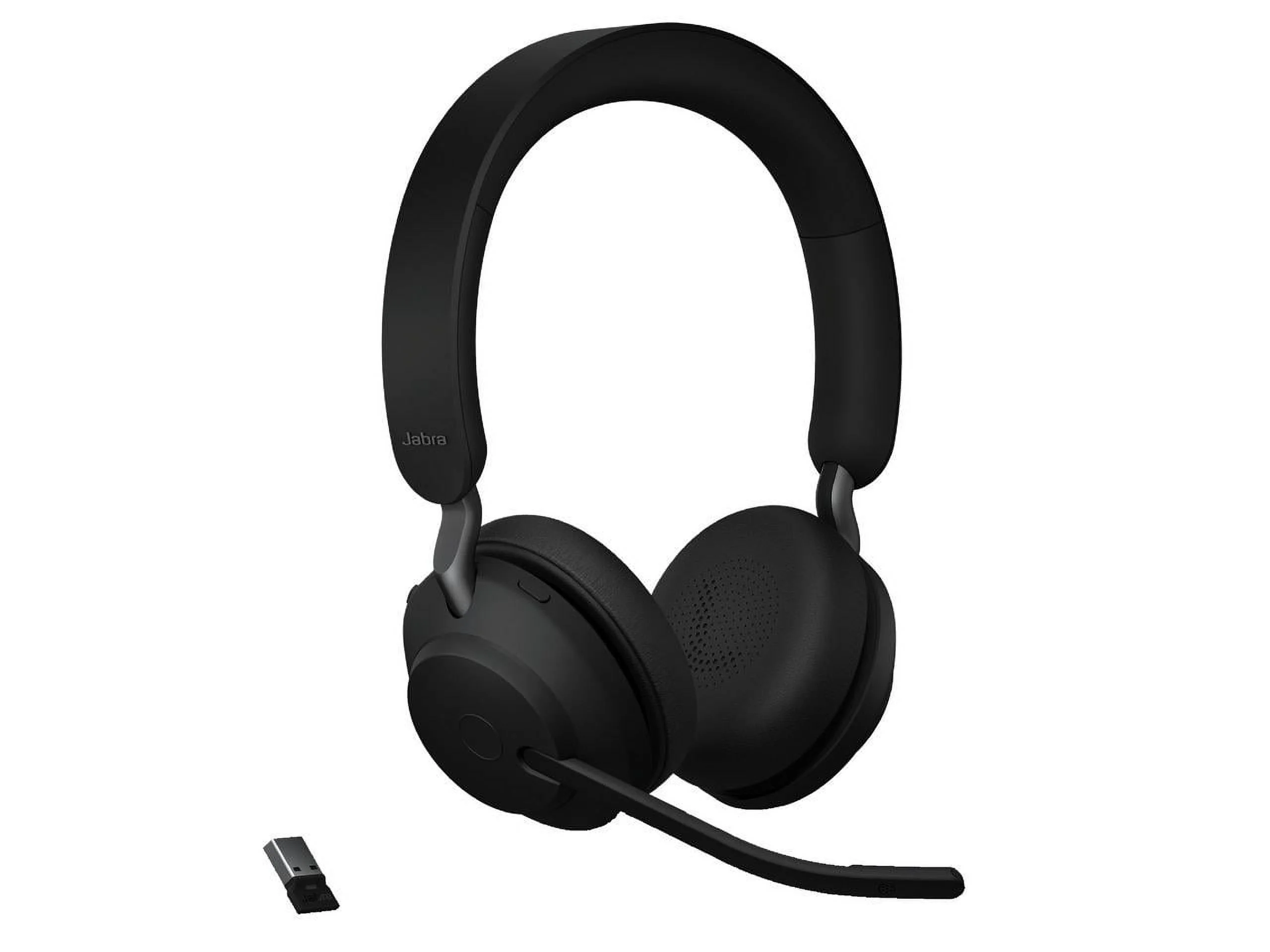 Jabra Evolve2 65 USB-A MS Stereo with Charging Stand - Black Wireless Headset / Music Headphones