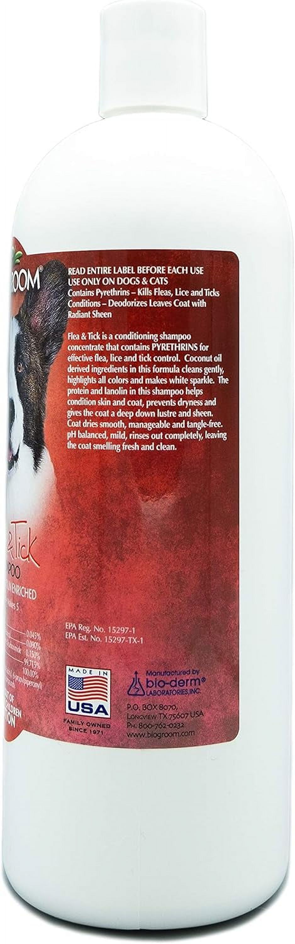 Bio-groom fluidea and tick shampoo, 32-oz bottle