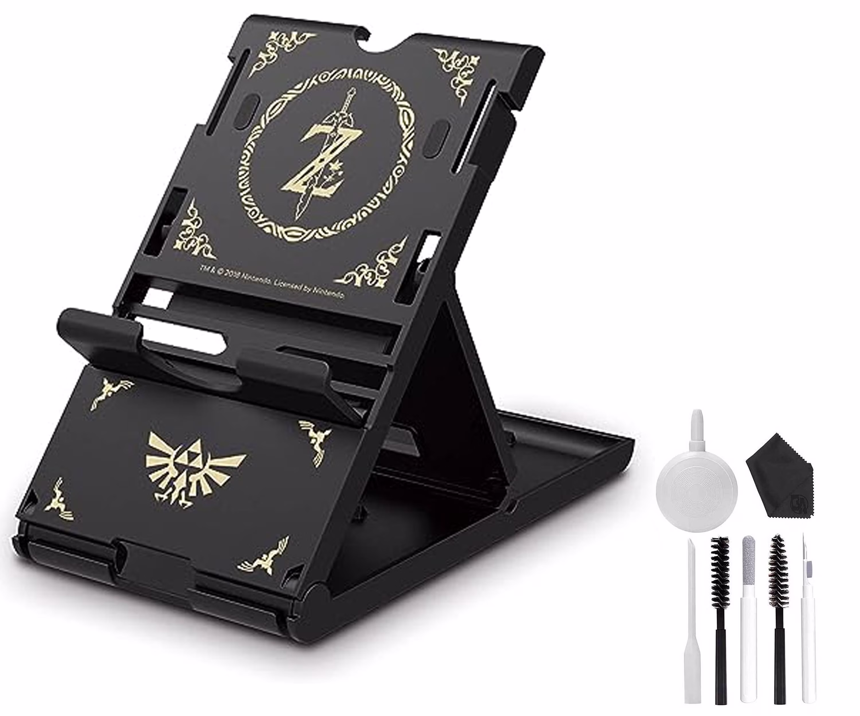 Nintendo Switch Compact Playstand Officially Licensed by Nintendo with BOLT AXTION Bundle