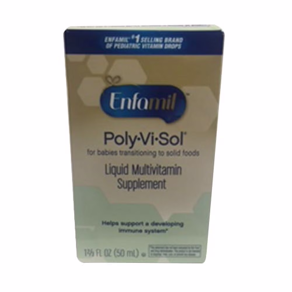Enfamil Poly-Vi-Sol Multivitamin Supplement Drops For Infants And Toddlers - 50 Ml