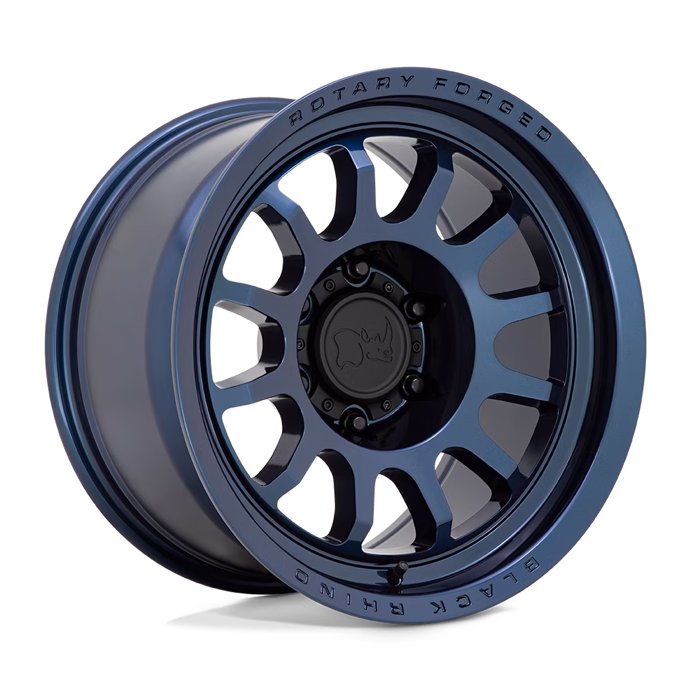 Black Rhino Flow Formed Aluminum Rim BRRPD 17X8.5 5X150 MN-BLUE 10MM, 1785RPD105150U10A
