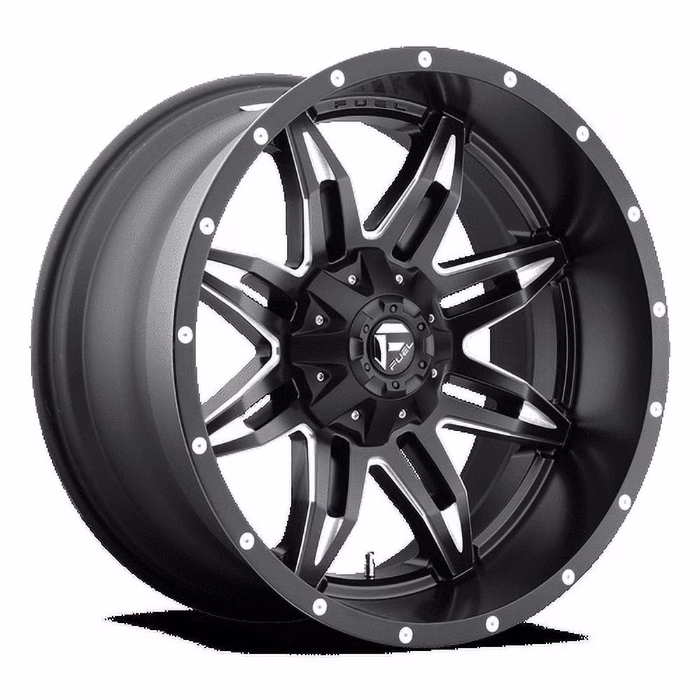 Fuel 1PC Aluminum Rim D567 LETHAL 20X10in Matte Black Milled Finish, D56720002645