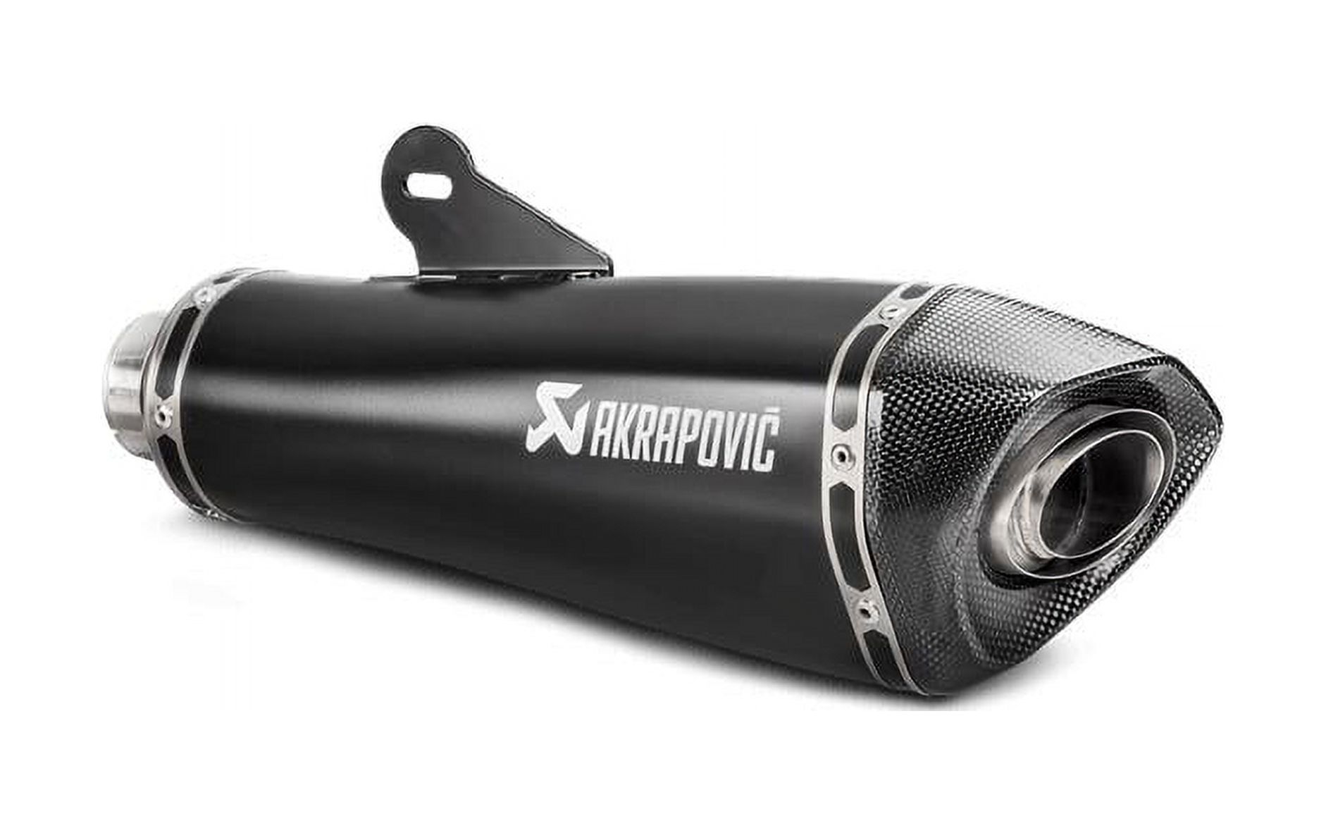 Akrapovic S-B12SO17-HBRBL Slip-On Line Exhaust - Black Titanium Muffler