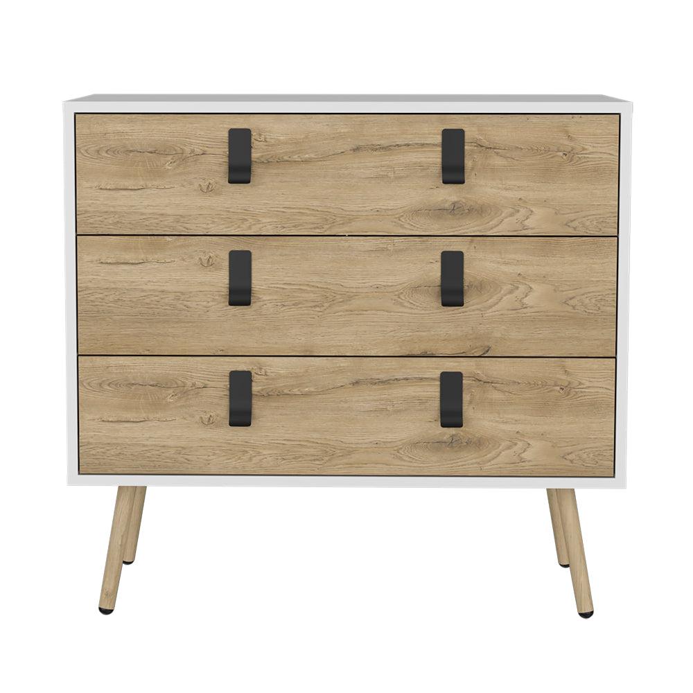 Depot Eshop Dresser Magness, Bedroom, White / Macadamia