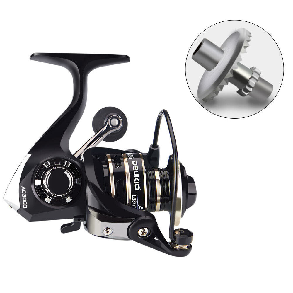 12BB Metal Spinning Fishing Reel 5.2:1 Saltwater Freshwater Right Left Hand Reel