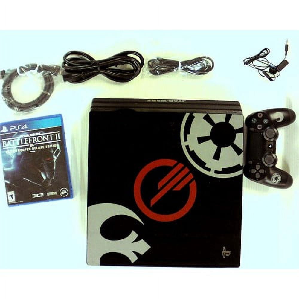 Restored PlayStation 4 Pro 1TB Limited Edition Console - Star Wars Battlefront II Bundle (Refurbished)