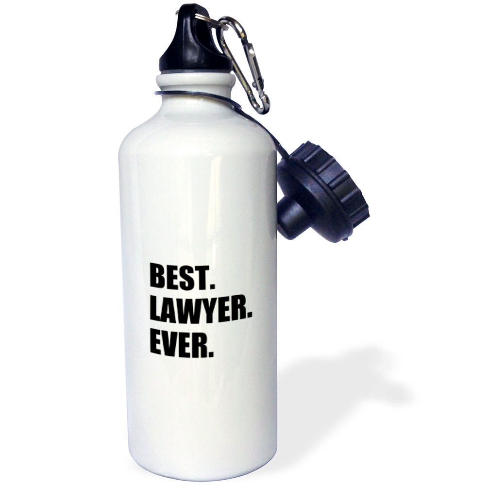 Best Lawyer Ever - fun job pride gift for worlds greatest law worker 21 oz Sports Water Bottle wb-179778-1