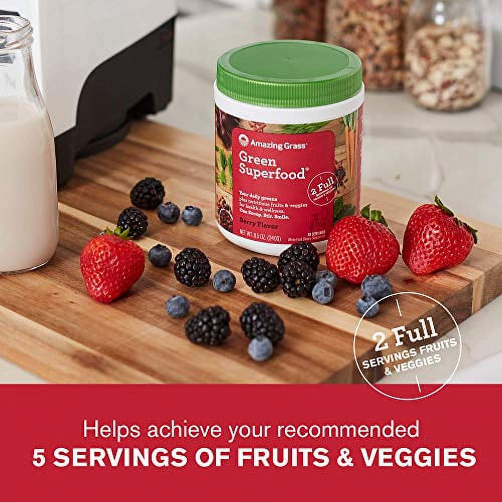 Amazing Grass Green Superfood Berry, 60 servings, 17 Ounces