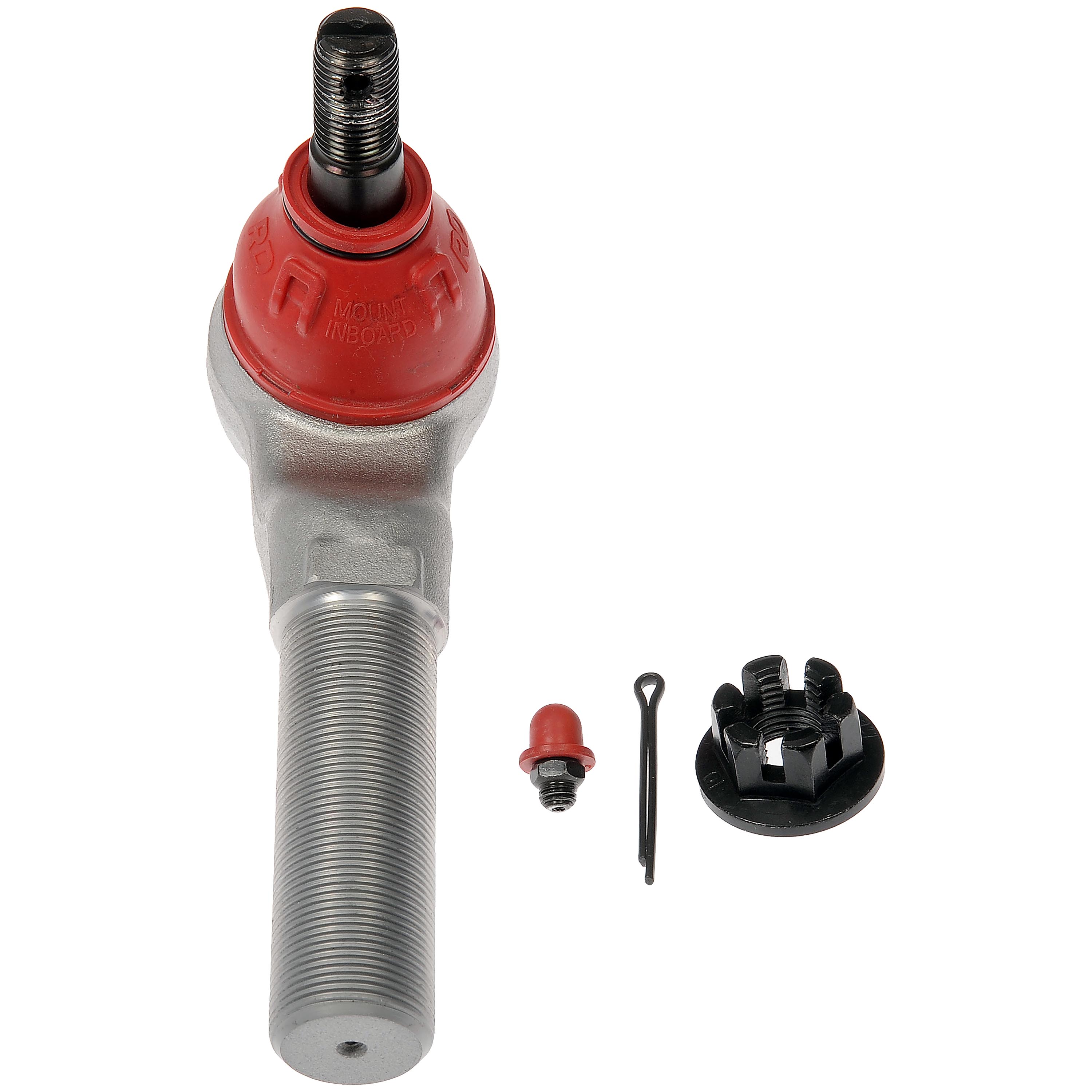 Dorman TO85261RD Front Left Outer Steering Tie Rod End for Specific Ford Models, Gray Fits select: 2007-2019,2021-2023 FORD ECONOLINE