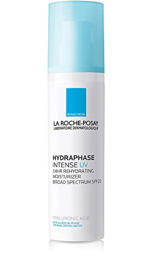 La Roche-Posay Hydraphase Intense UV 24-Hour Intense Rehydration Moisturizer with Hyaluronic Acid and SPF 20, 1.69 Fl. Oz.