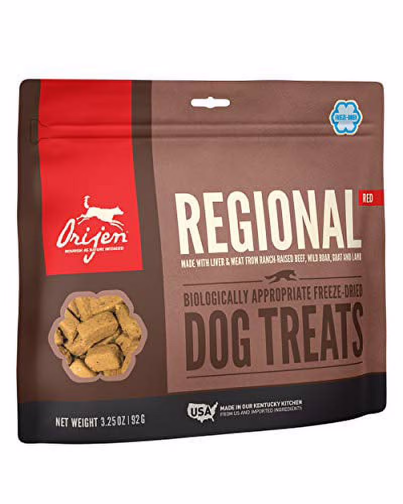 Orijen Freeze-Dried Dog Treats, Regional Red, Biologically Appropriate & Grain Free