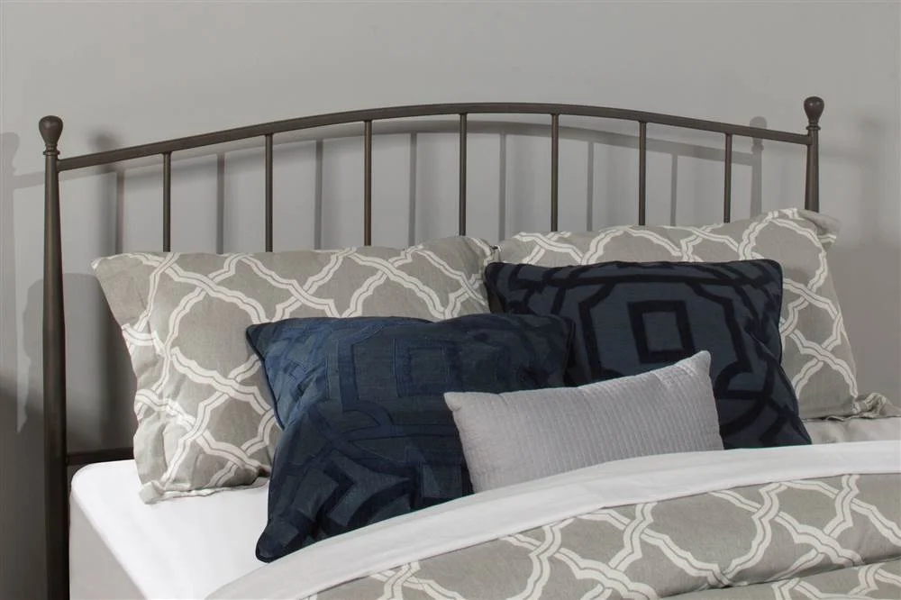 Hillsdale Furniture Warwick King Metal Headboard, Gray Bronze