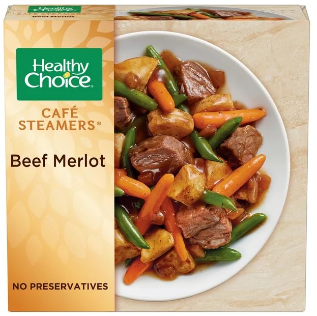 Healthy Choice Café Steamers Beef Merlot Frozen Meal, 9.5 oz - Pack of 6