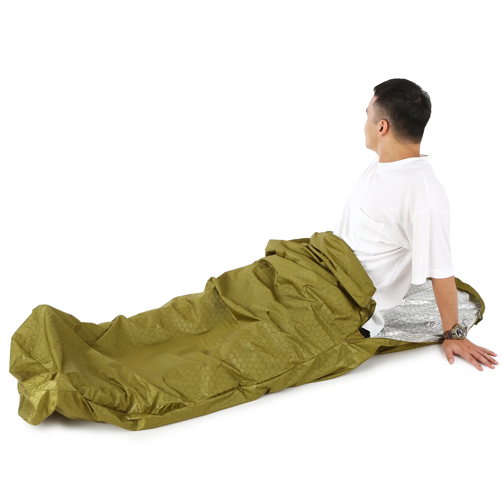 moobody Adventure Camping Hiking Backpacking Sleeping Bag Lightweight Waterproof Thermal Emergency Blanket Survival Gear