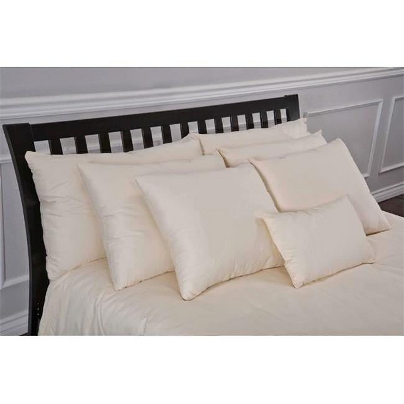 Firm Weight King Size Wool Bed Pillow - Mattress Only