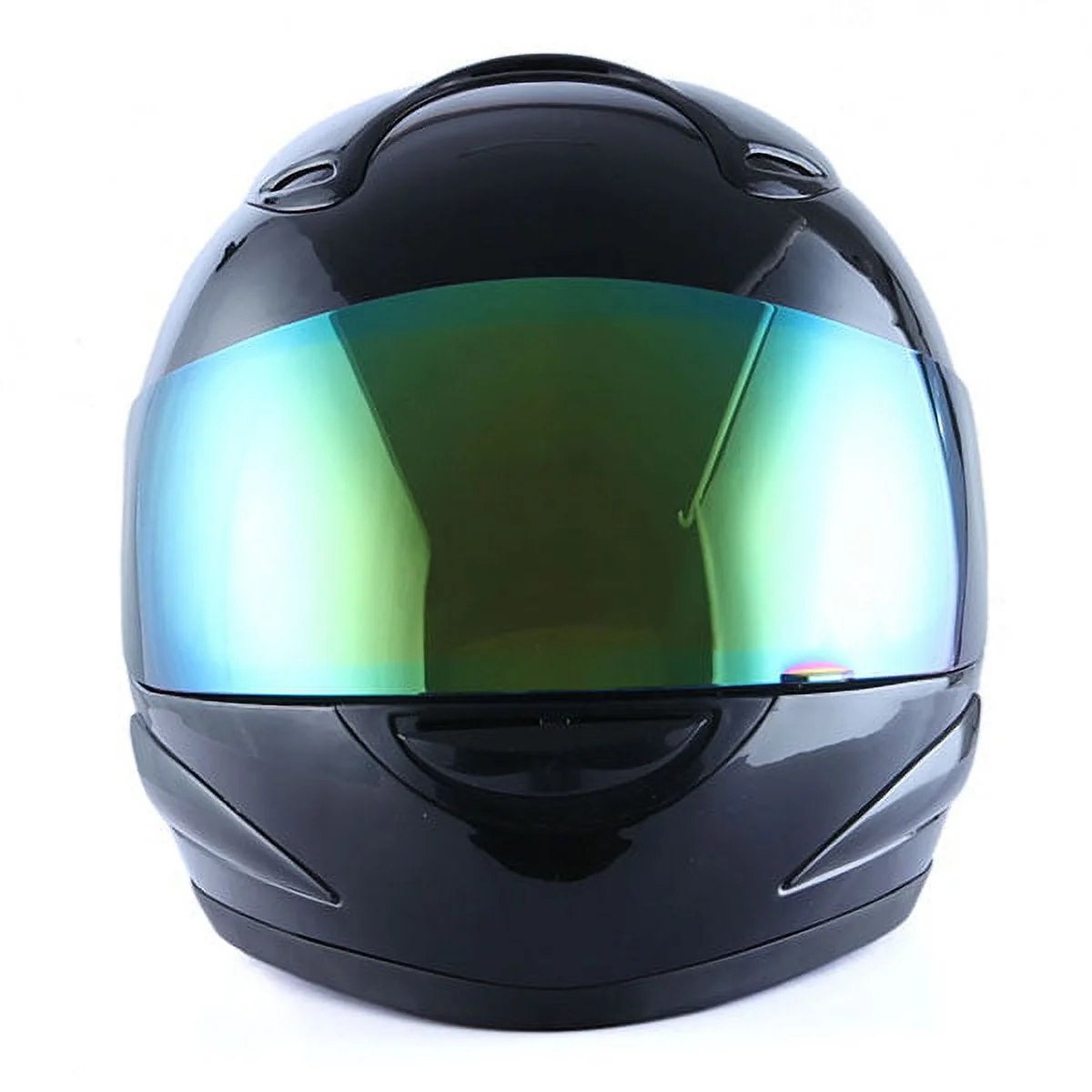 Motorcycle Full Face Helmet HJM A110 Adult Glossy Black