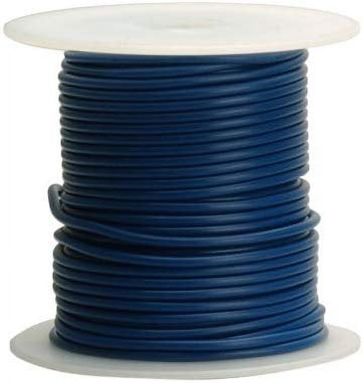 Coleman Cable 14-100-12 Primary Wire, 14-Gauge 100-Feet Bulk Spool, Blue