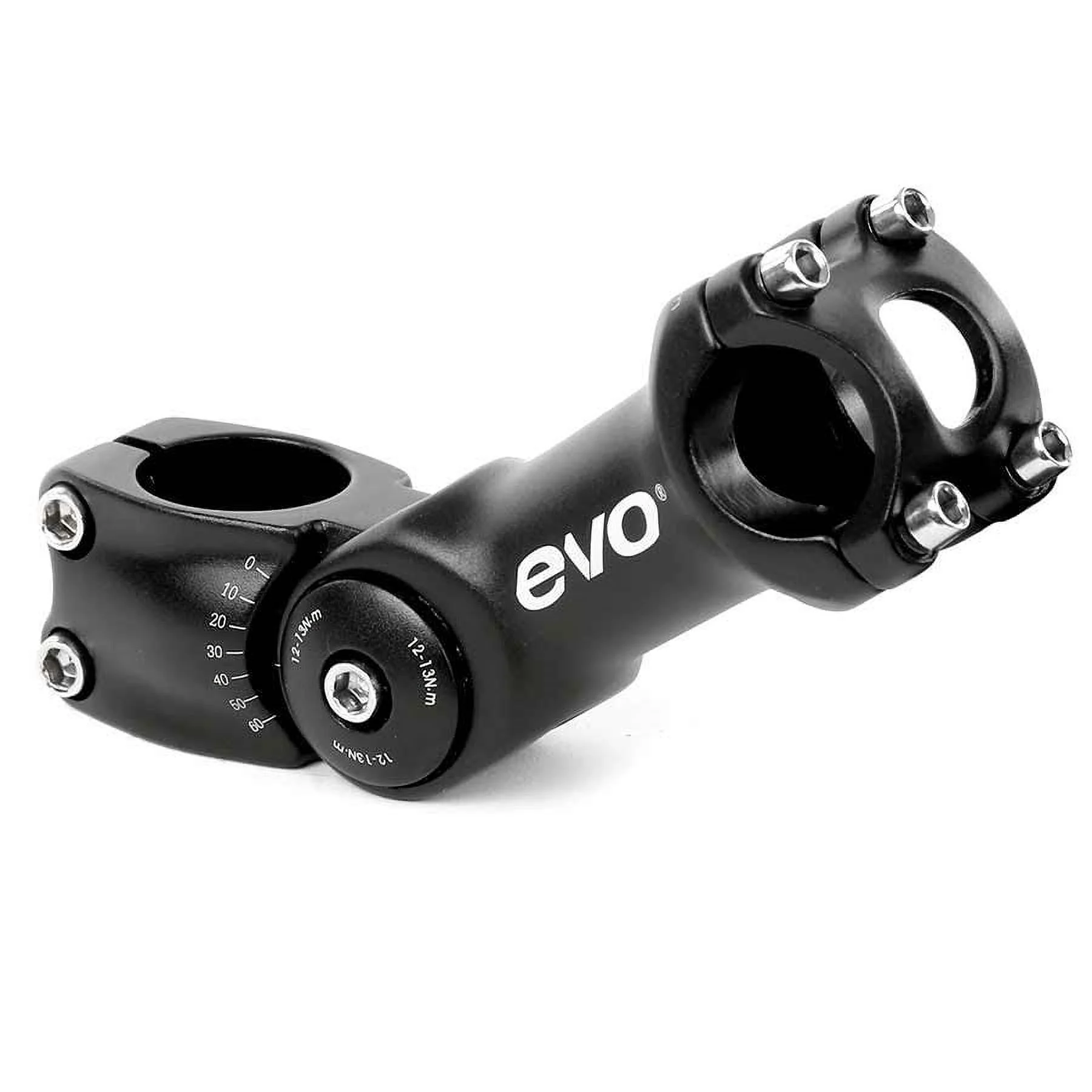 EVO, Compact, Stem, Diameter: 31.8mm, Length: 110mm, Steerer: 1-1/8'', Black