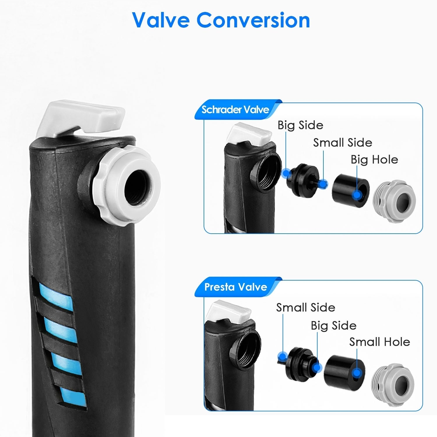 Bicycle Tyre Repair Kit Bag Bike Tire Repair Tool Kit with 16 in 1 Tool Tire Pump Tire Patches Tyre Levers Air Nozzles