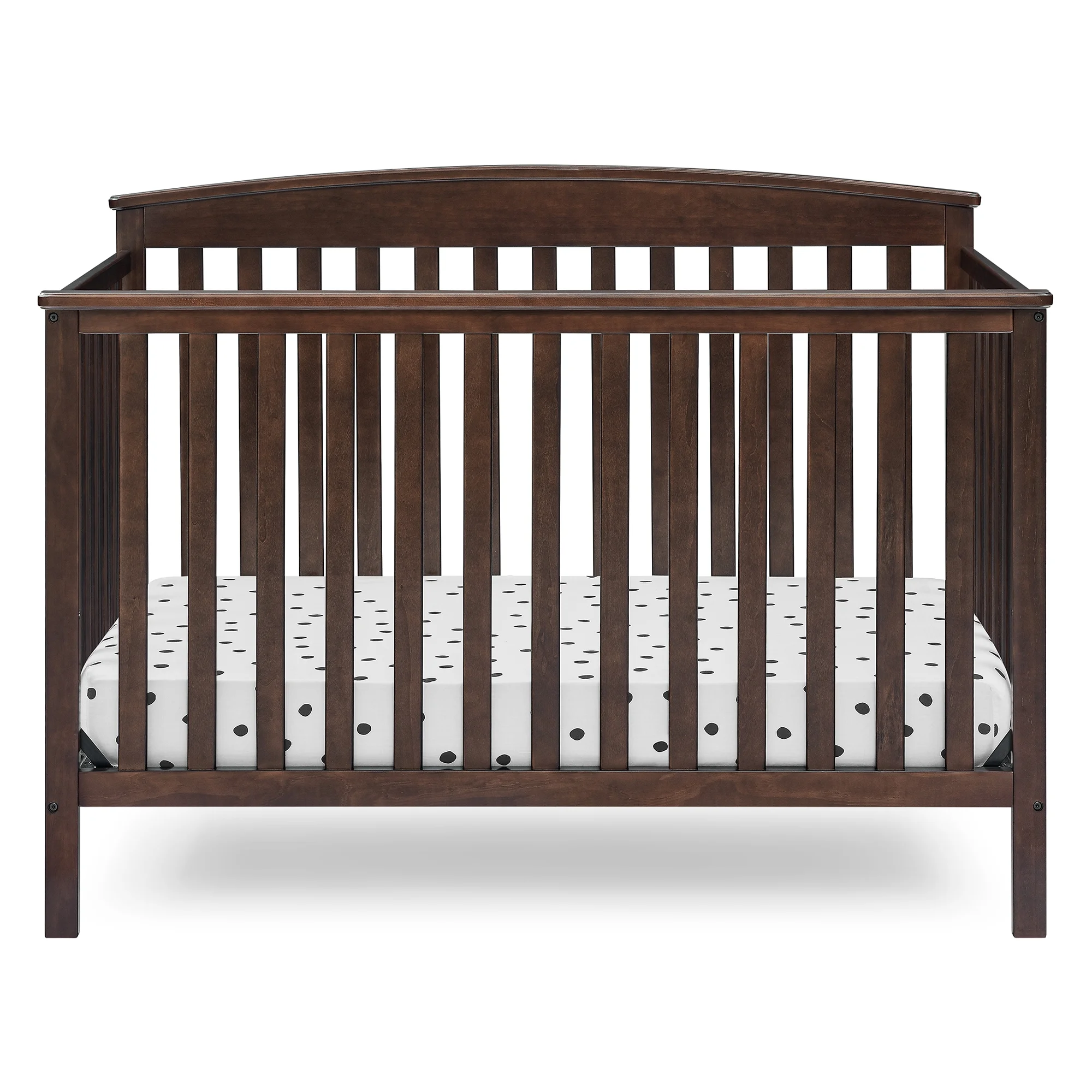 Delta Children Hanover 6-in-1 Convertible Baby Crib, Walnut Espresso