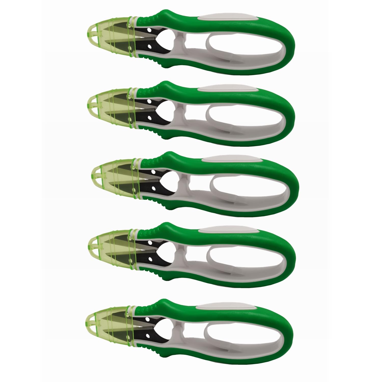 GreenCraft 5-Inch Thread Snipper Set: Sewing Scissors, Clipper, Embroidery Thrum Cutter - DIY Thread Cutter Tool with Sheath Cover for Stitching & Trimming