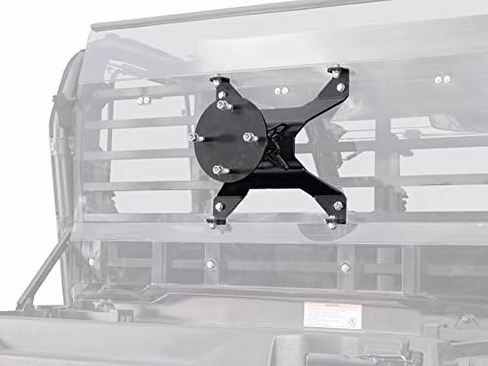 SuperATV Spare Tire Carrier for 2016+ Kawasaki Mule Pro DX/DXT/FX|2015+ Mule Pro FXT|Fits up to 30