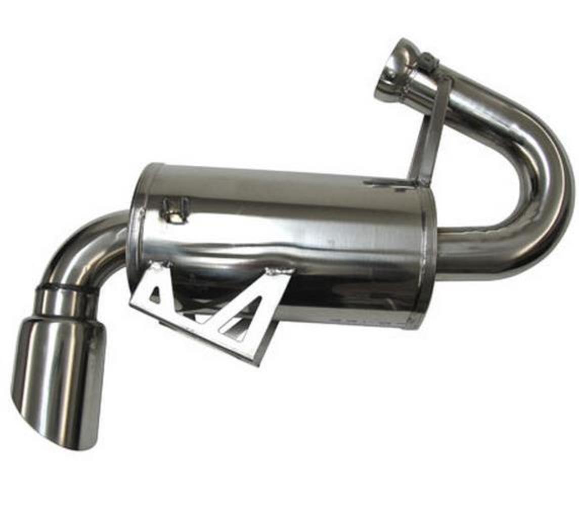 Koronis Parts Inc 331-209 Rumble Pack Single Canister Silencer (Polished)