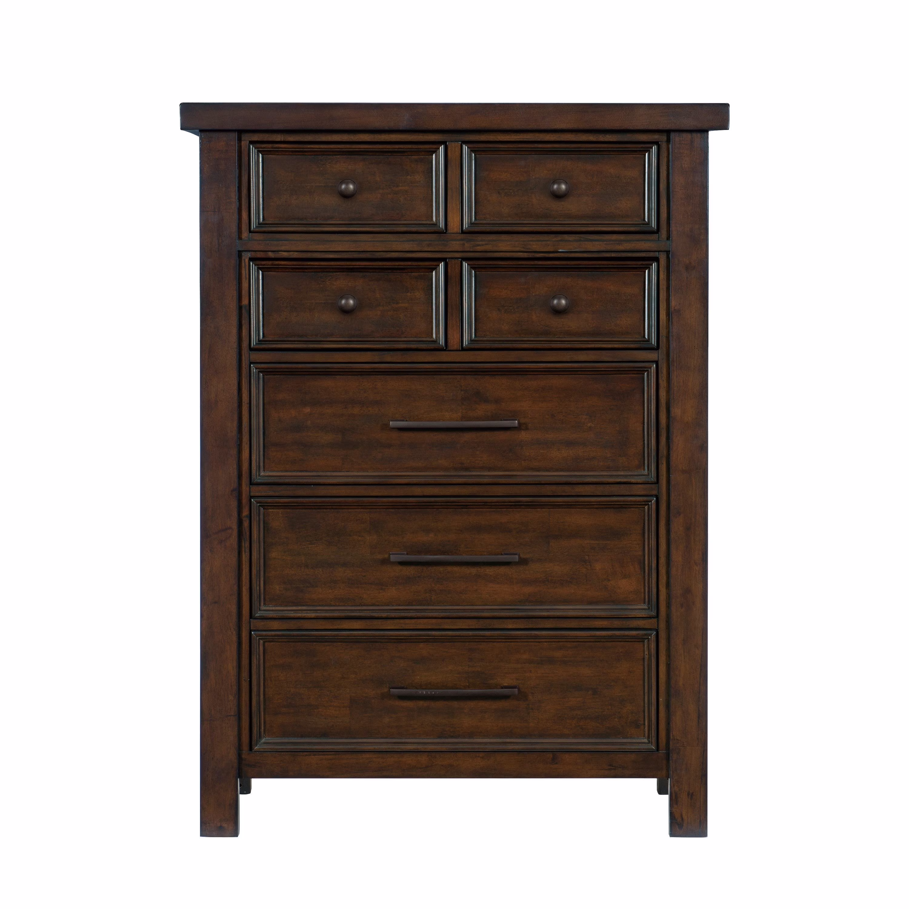 Classic Bedroom Brown Finish Dresser