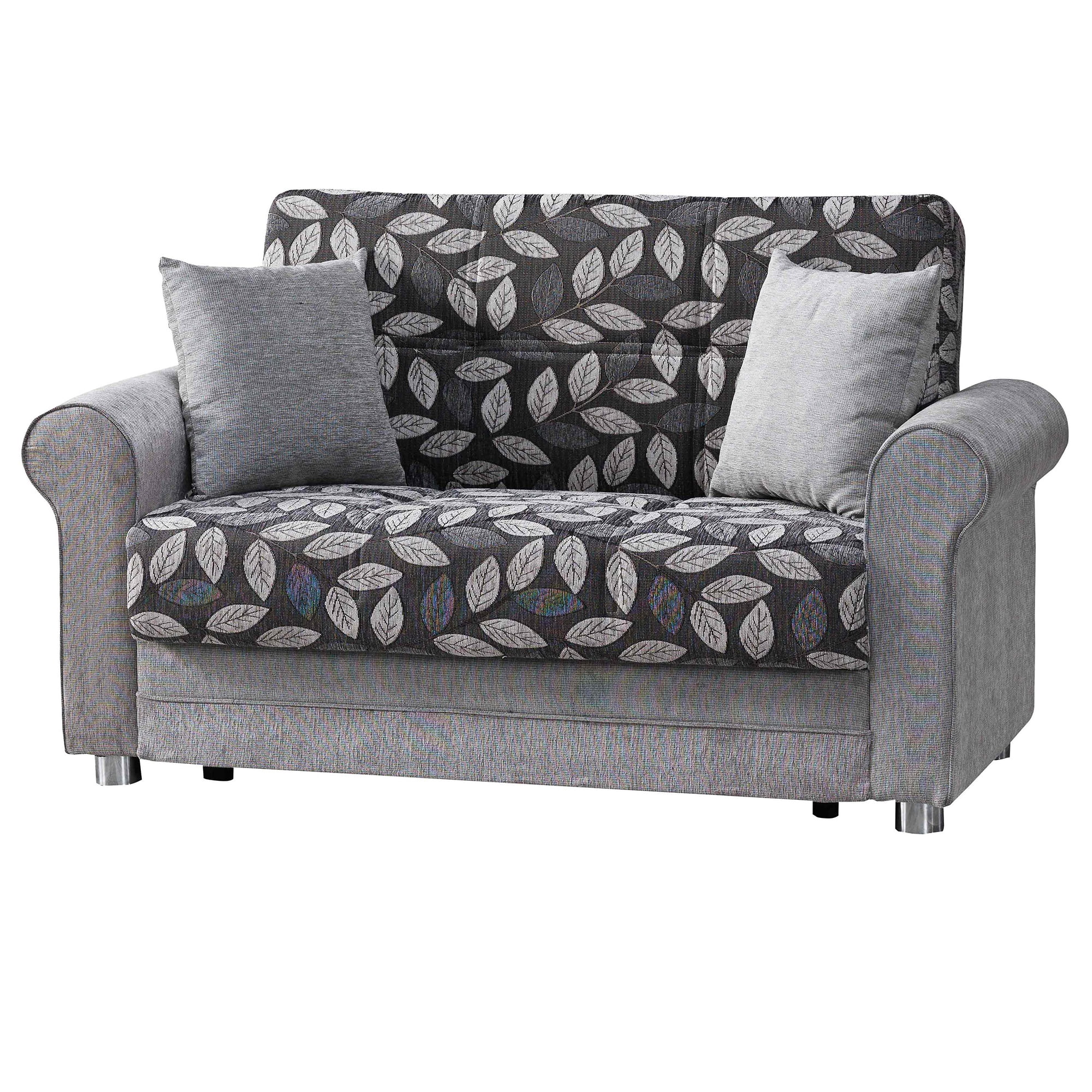 Ottomanson Paulo Sleeper Loveseat, Beige Chenille