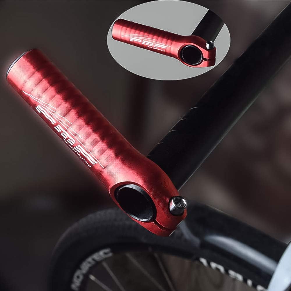 1 Pair Bike MTB Cycling Handlebar Ends Handle Bar Road Mountain Aluminum Alloy(Black, Blue, Red, Silver, Gold)