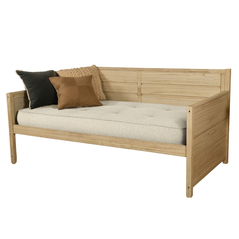 Kodiak Furniture Twin-size Tufted Fabric Daybed Mattress in Canton Cream