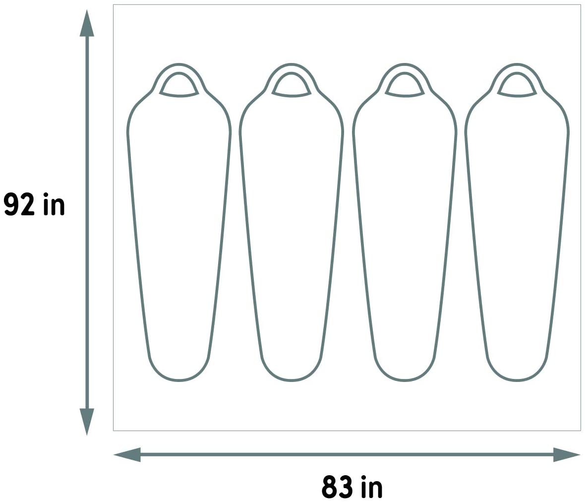 Kelty Wireless 4 Footprint Lightweight/Water Resistant/Fitted Ground Tarp
