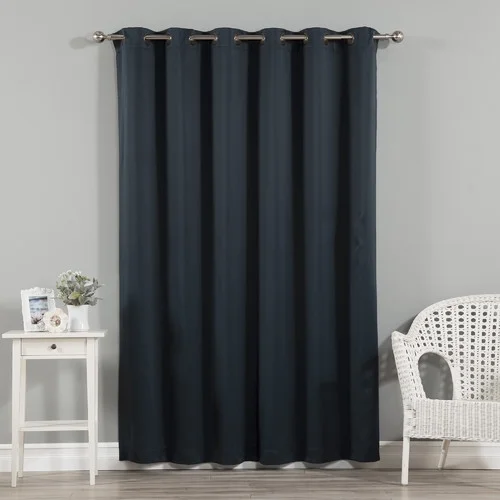 Best Home Fashion, Inc. Extra Wide Width Blackout Thermal Single Curtain Panel