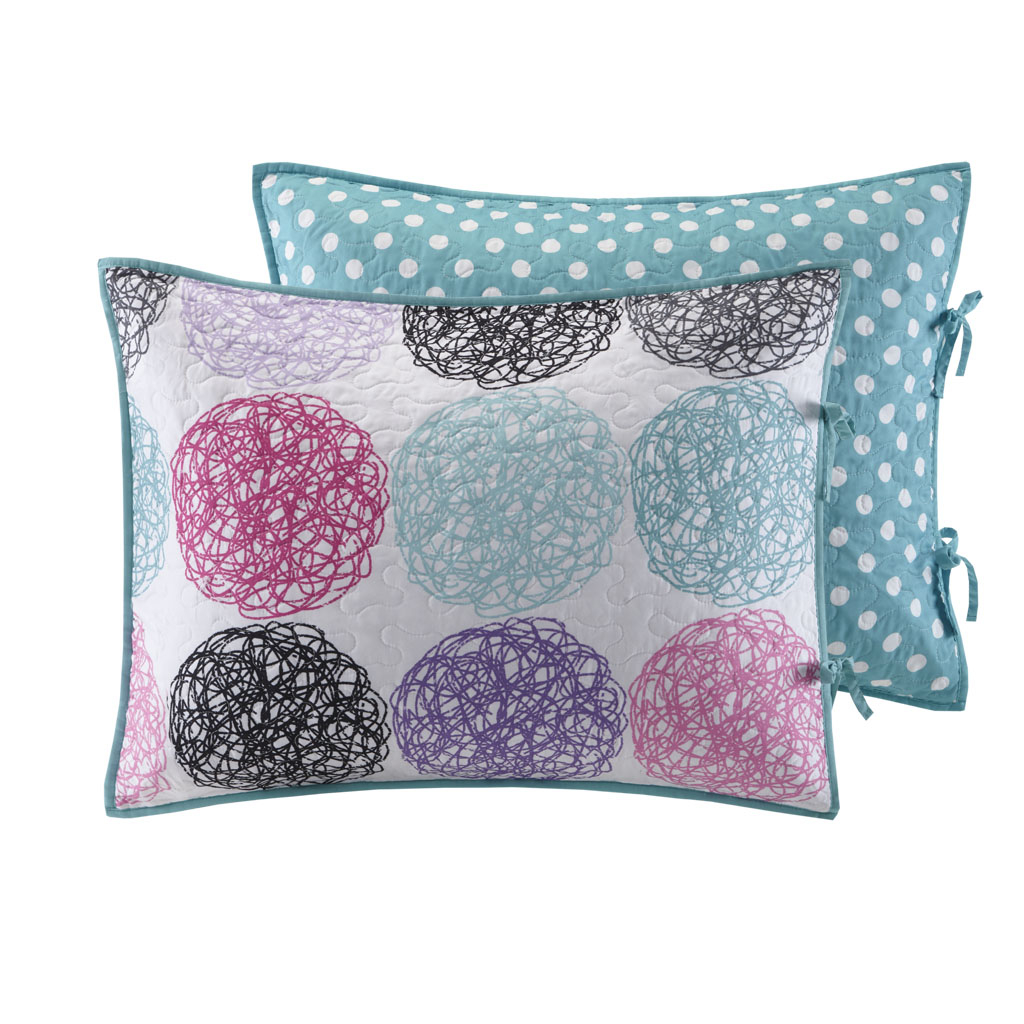 Gracie Mills Leland 6-Piece Vibrant Reversible Daybed Bedding Set - GRACE-10886