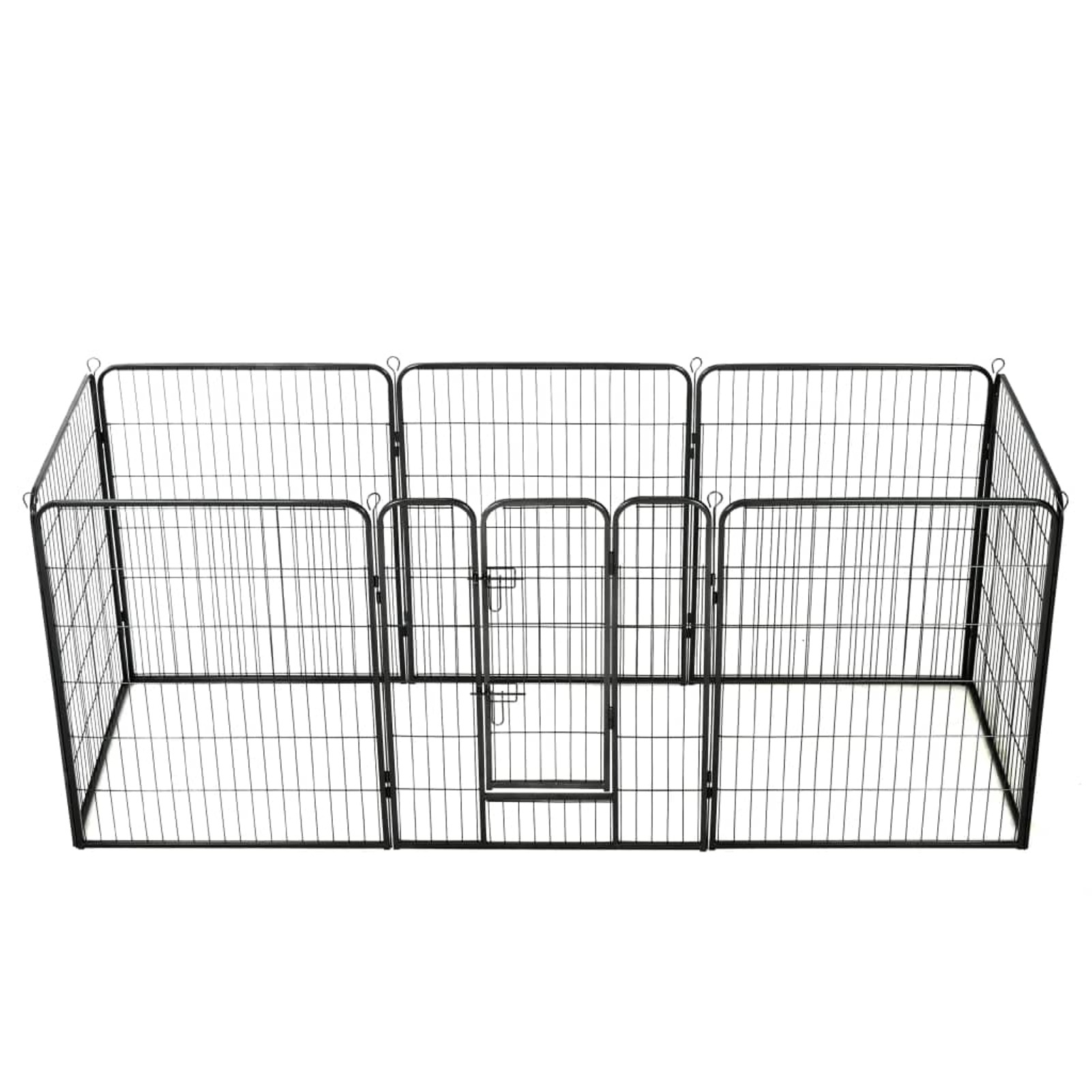 Irfora Dog Playpen 8 Panels Steel 31.5