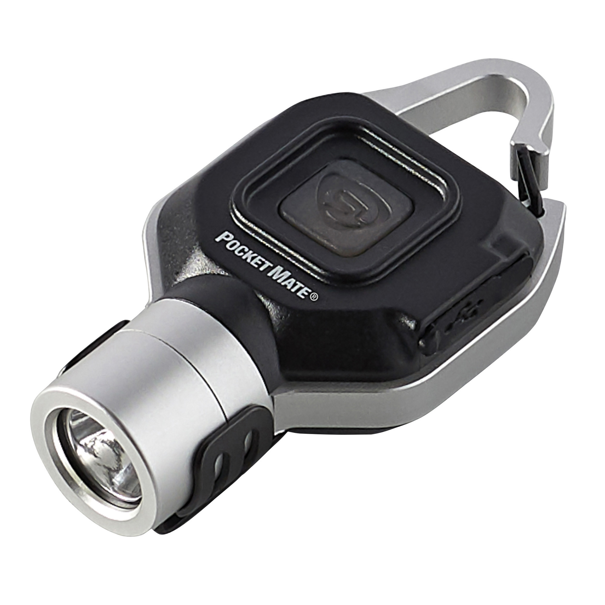 Streamlight PocketMate, Flashlight, USB Charging Cord, 325/ 45 Lumens, Silver/Black 73300 | Bundle of 2 Each