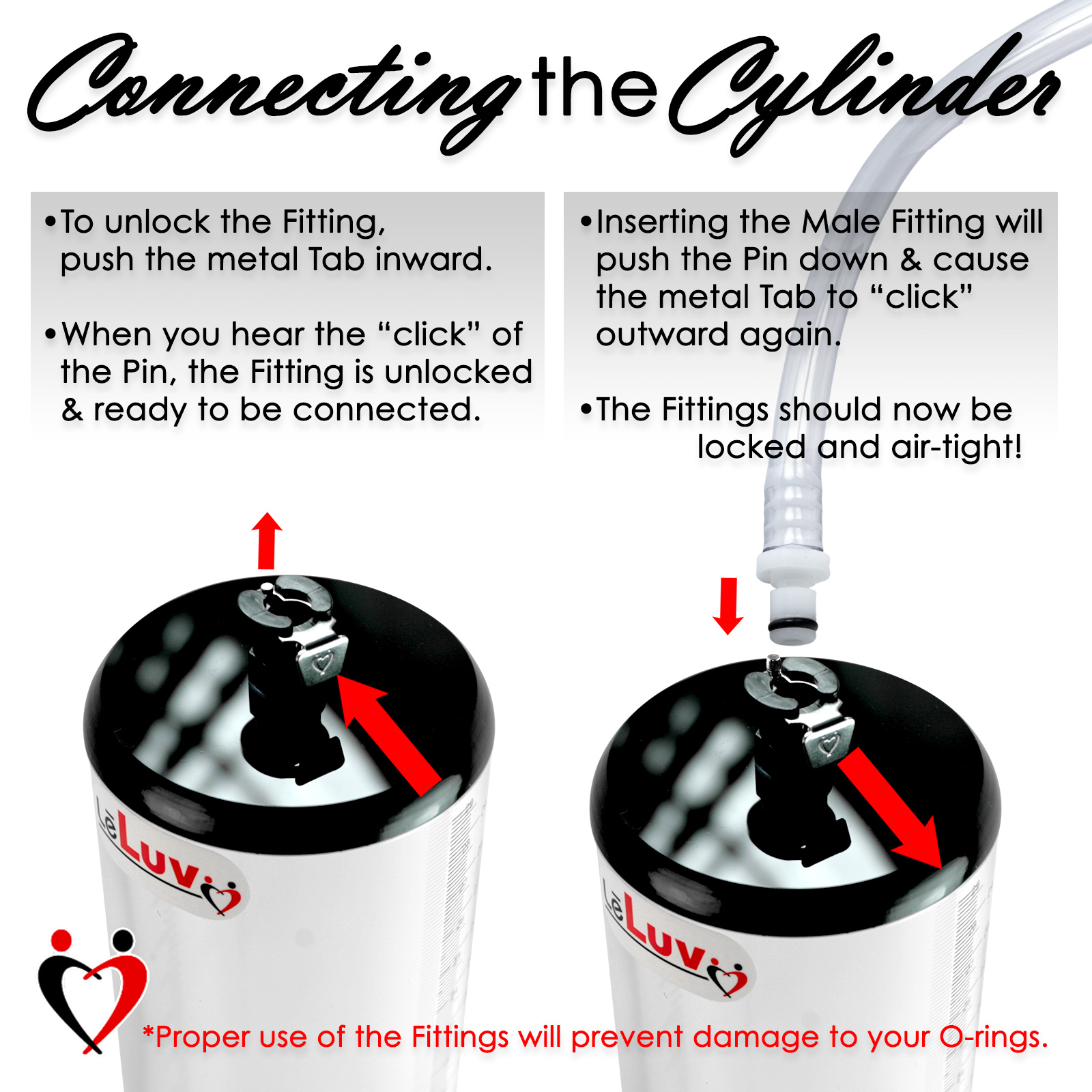 LeLuv Magna Electric Penis Pump | LCD Smart Black Handle | 2.5